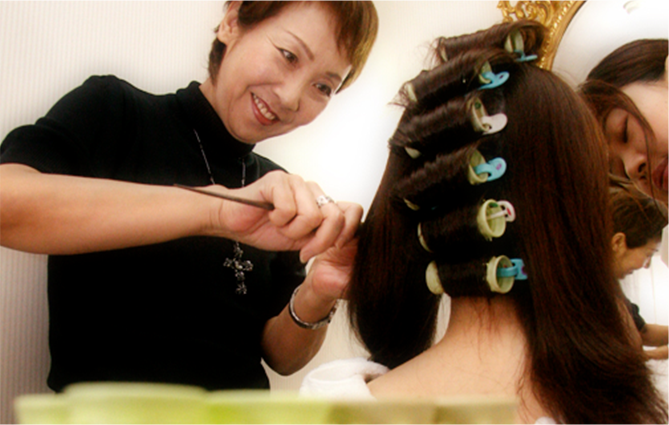 リハーサルヘアメイク