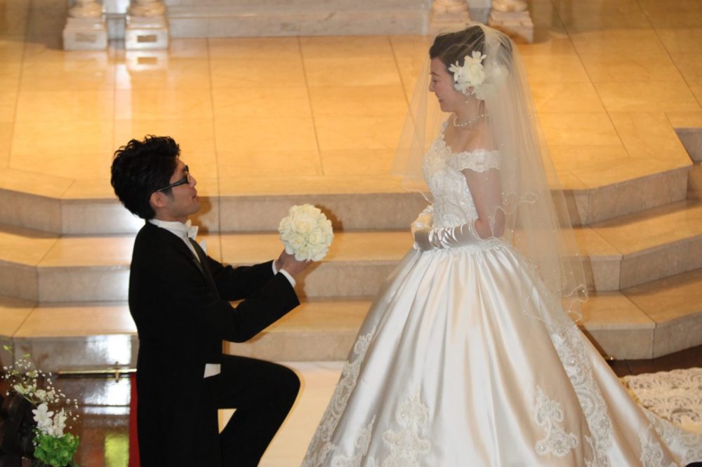 聖堂人前式と生演奏パーティのオリジナル婚