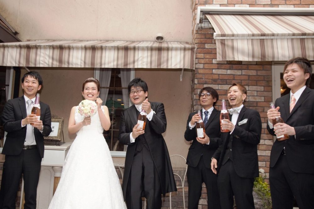 パティオのある邸宅で叶えたアットホーム婚