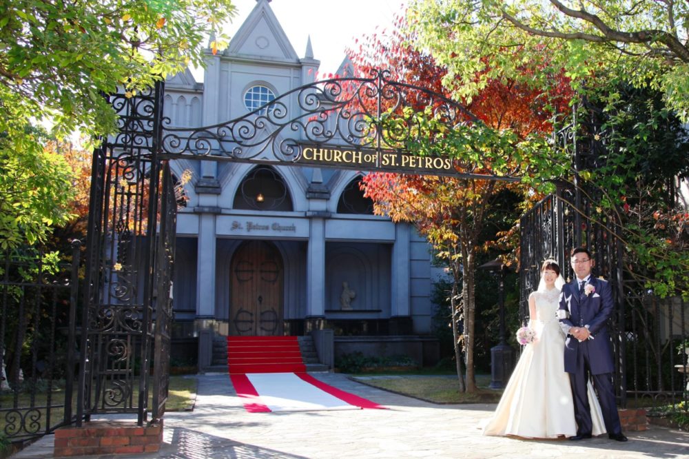 【秋婚】紅葉をバックに風情ある一日を…