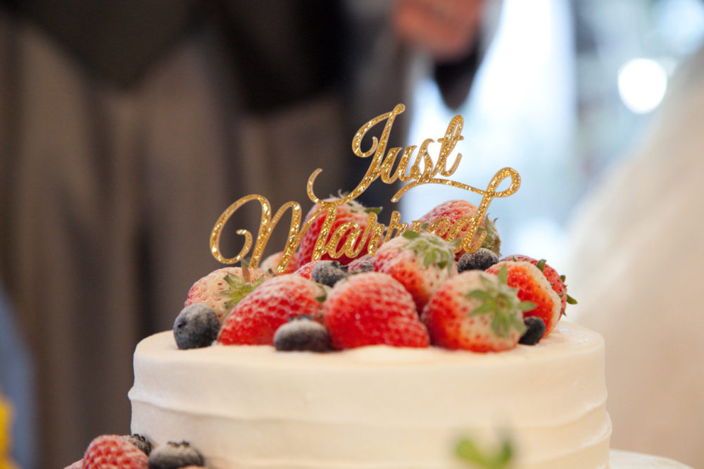 【ケーキトッパー】ウエディングケーキをよりお洒落に♪