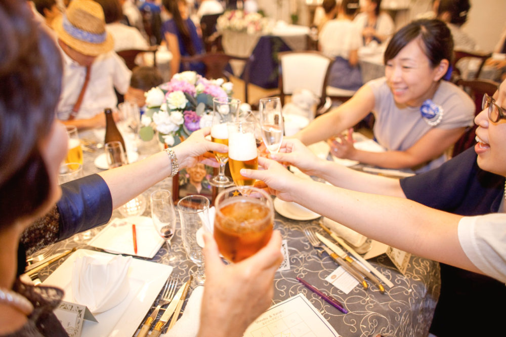 【素敵なパーティ】盛り上がる乾杯演出！