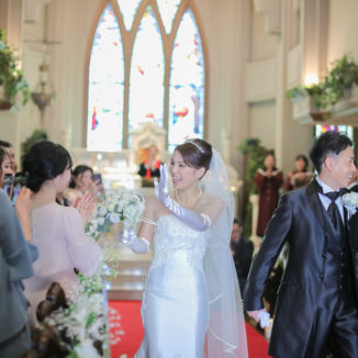 【感動の一日に】挙式の退場シーンにできること