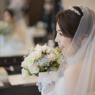 【ヘアスタイル実例集】ウエディングドレス～挙式編～